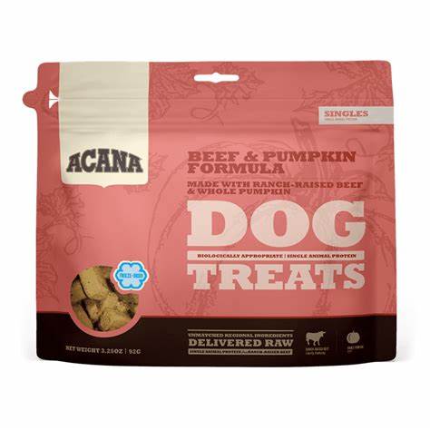 acana freeze dried beef and pumpkin