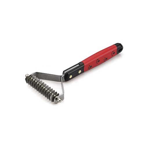 pawprint coat rake 13 blade double wide