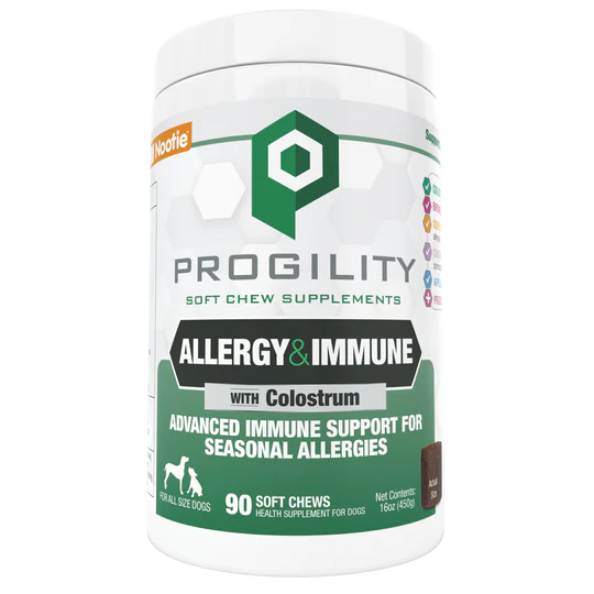 Nootie Progility Allergy & Immune Soft Chew Supplements for Dogs for Seasonal Allergy Support