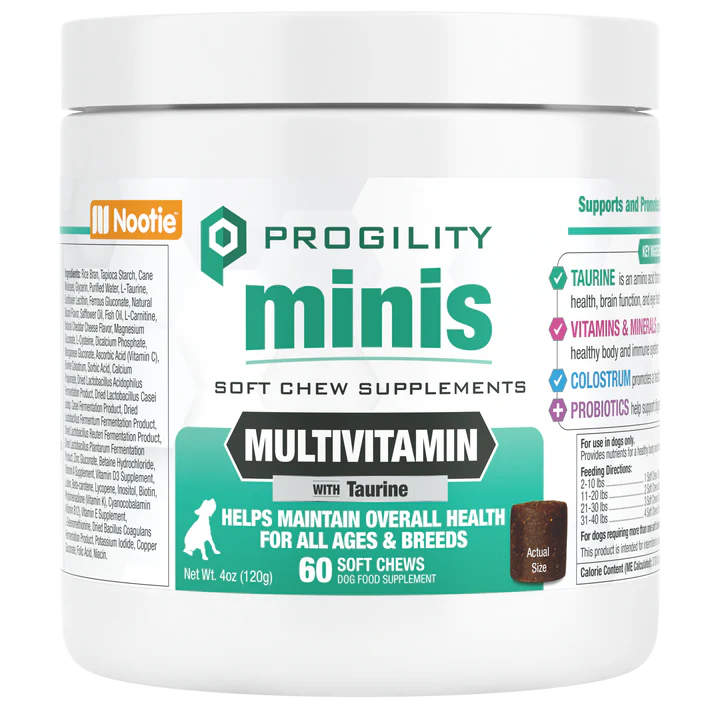 Nootie Progility Multivitamin Soft Chew Supplements