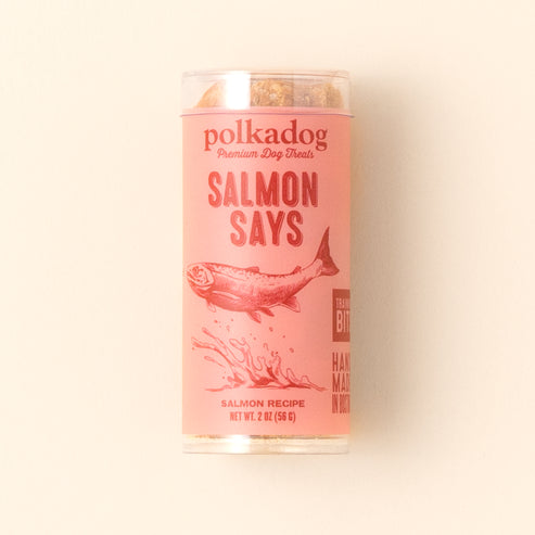 Polkadog salmon mini bites