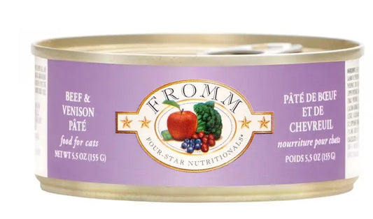 fromm beef and venison cat food