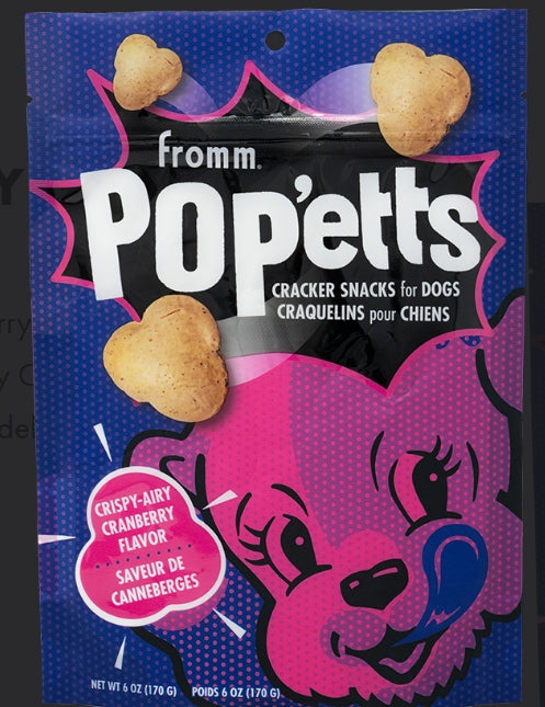 Fromm Poppetts Crisp Cranberry Dog Treats 6oz