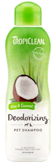 TropiClean Aloe & Coconut Deodorizing Shampoo