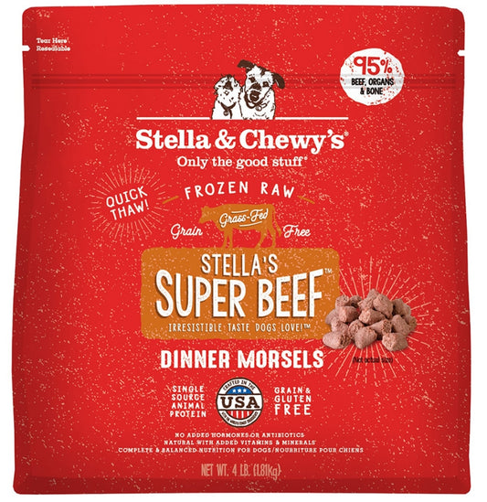 Stella & Chewy Super Beef Frozen Raw Morsels