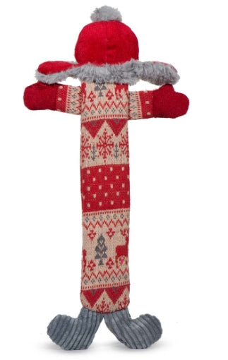 Nordic Long & Lovelie™, Trapper Hat Santa Gnome Plush Dog Toy