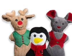 Holiday Plush Christmas Cookies Dog Toys (3pk)