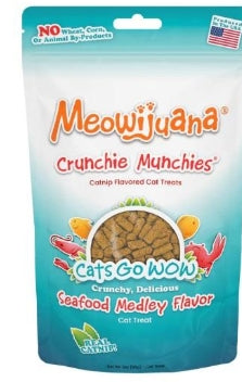 Meowijuana Crunchie Munchies Seafood & Catnip