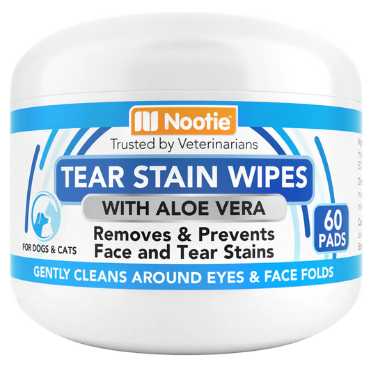 Nootie Tear Stain Wipes for Dogs & Cats
