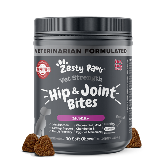 Zesty paws vet hip and joint mobility bites