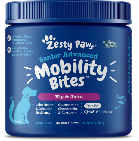 Zesty senior mobility bites