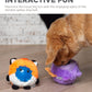 Unbelieva-Ball Fox Plush Toy Light up Dog Ball, Orange