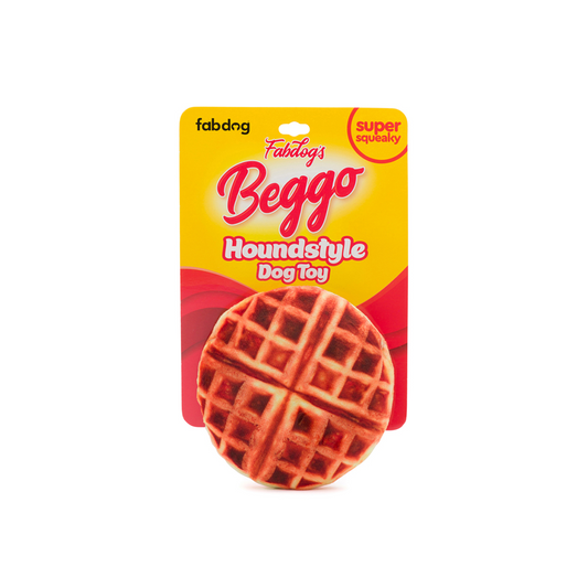 fabdog beggo waffle dog toy