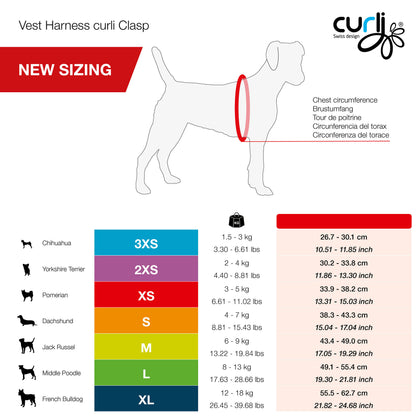 VEST HARNESS CURLI CLASP AIR-MESH