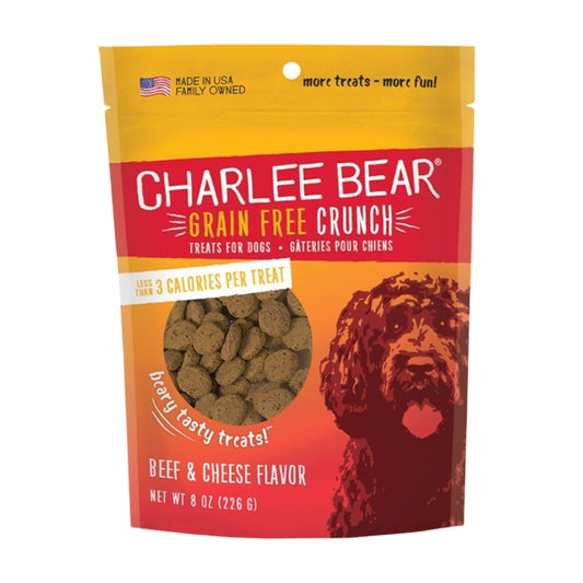 Charlee bear dog crunch grain free beef and cheese