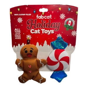 FABCAT CAT GINGERBREAD / PEPPERMINT