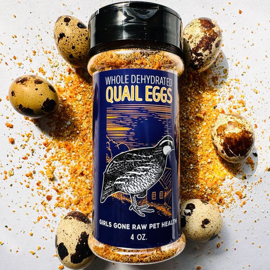whole dehydrated quail eggs