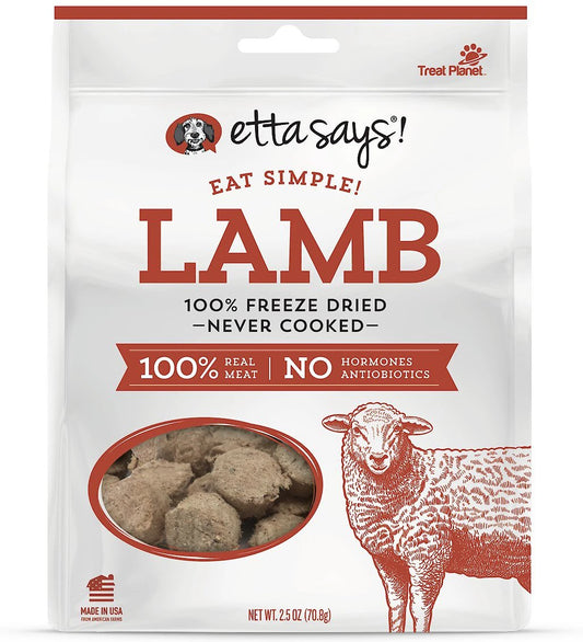 Etta Says! Eat simple! Freeze dried lamb treats