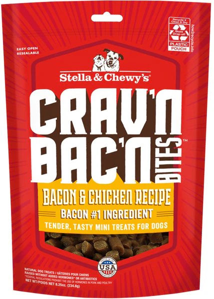 Stella and chewy cravin n' bacon chicken and bacon
