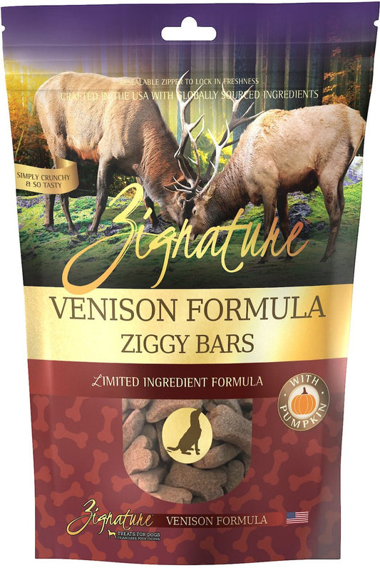 Zignature venison ziggy bars