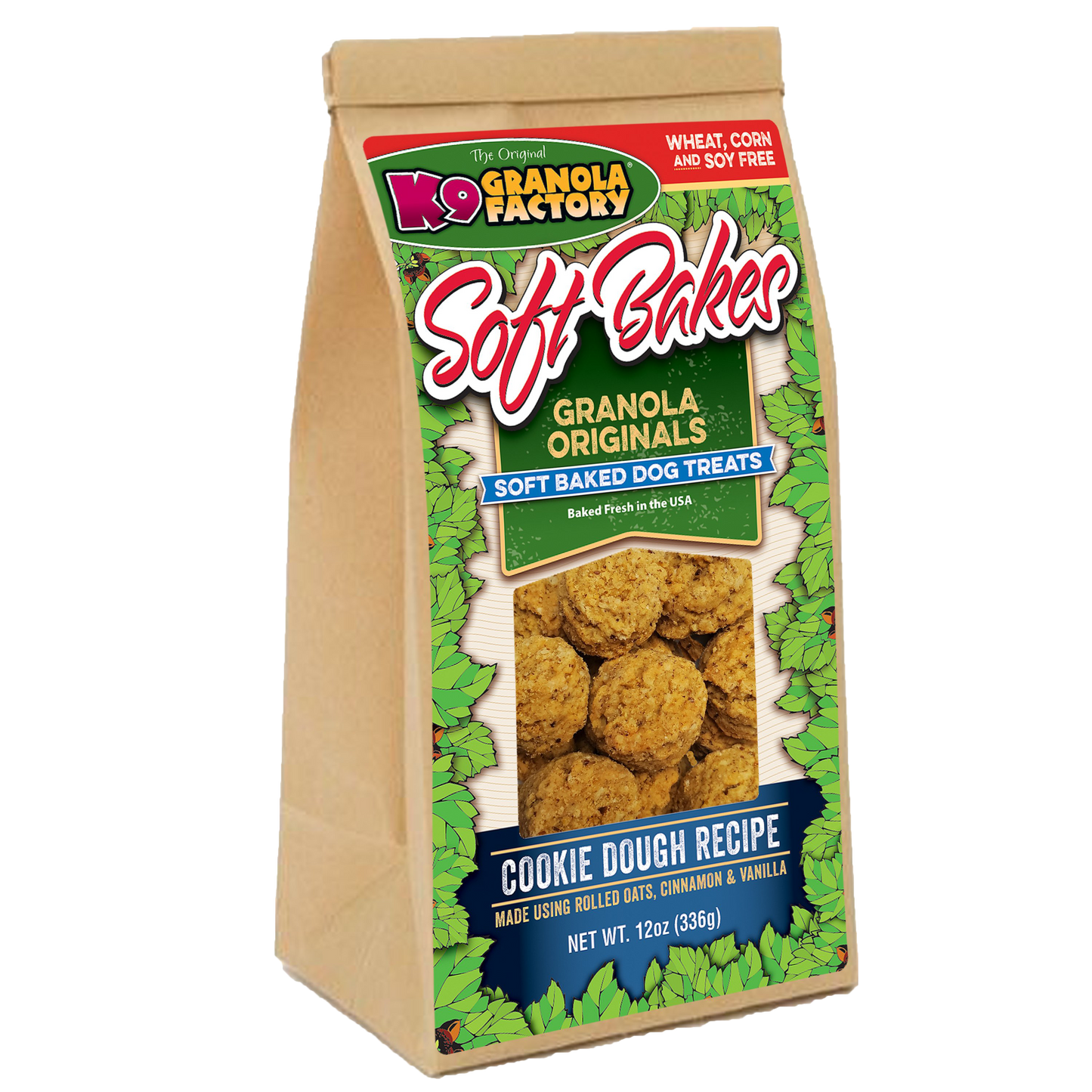 K9 granola factory soft baked cookie dough cookies