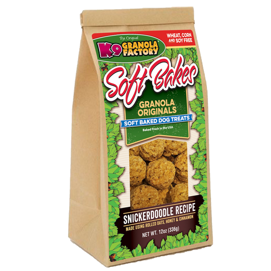 K9 granola factory soft baked snicker doodle cookies