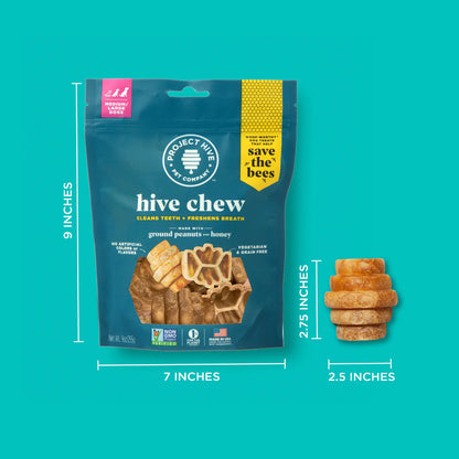 Project Hive LARGE DOG Hive Chews 8oz
