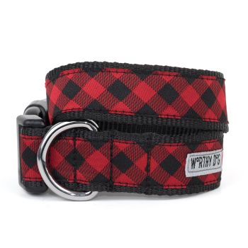 The Worthy Dog Collar Buffalo Plaid