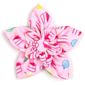 The Worthy Dog Pink Birthday Pinwheel Flower