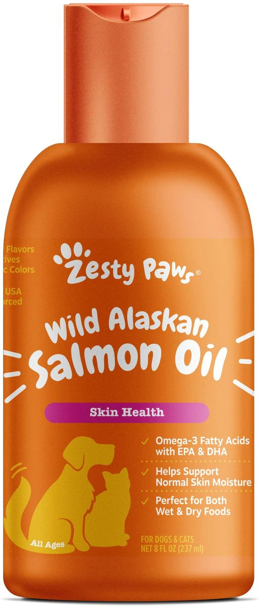 Zesty Paws Wild Alaskan Salmon Oil 8 fl 0z