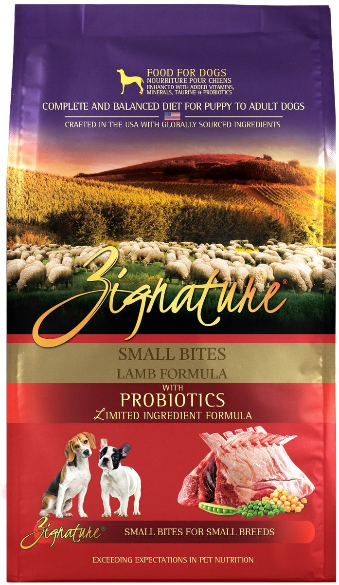 Zignature Limited Ingredient Lamb Formula Dry Dog Food (SMALL BITES)