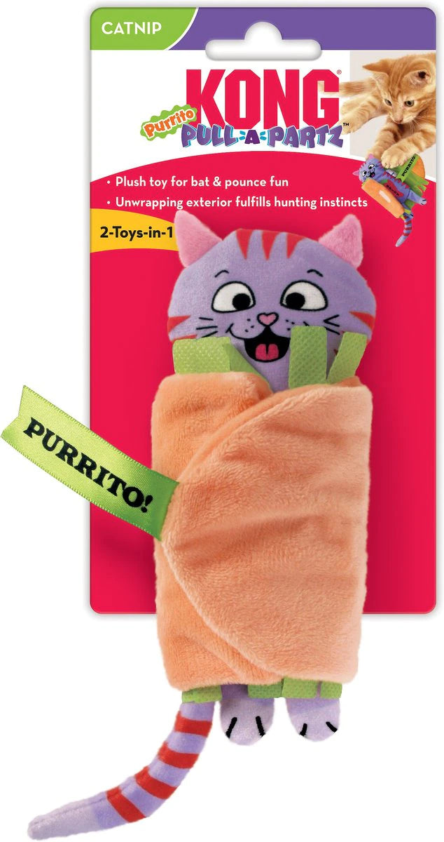 Kong Pull-A-Part Purrito Cat Toy