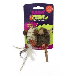 Mad Cat Double Trouble Mice 2PK