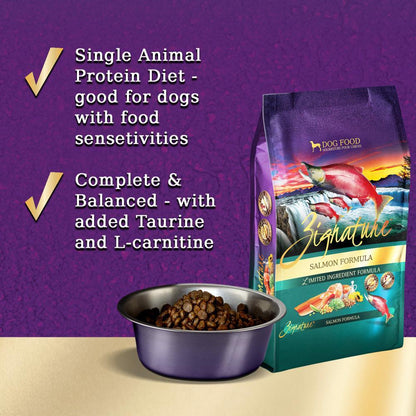 Zignature Limited Ingredient Diet Grain Free Salmon Recipe Dry Dog Food