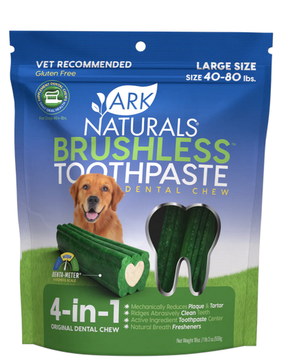 Ark Naturals Brushless Toothpaste  Large Dog Treats