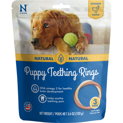 N-Bone Puppy Teething Rings Chicken Flavor Dog Treats