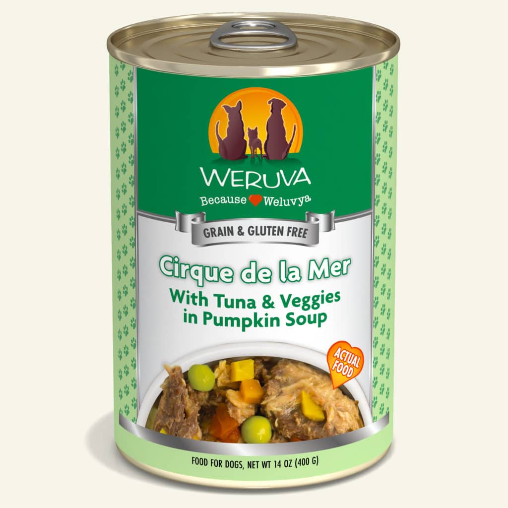 Weruva Cirque de la Mer with Tuna & Veggies in Pumpkin Soup