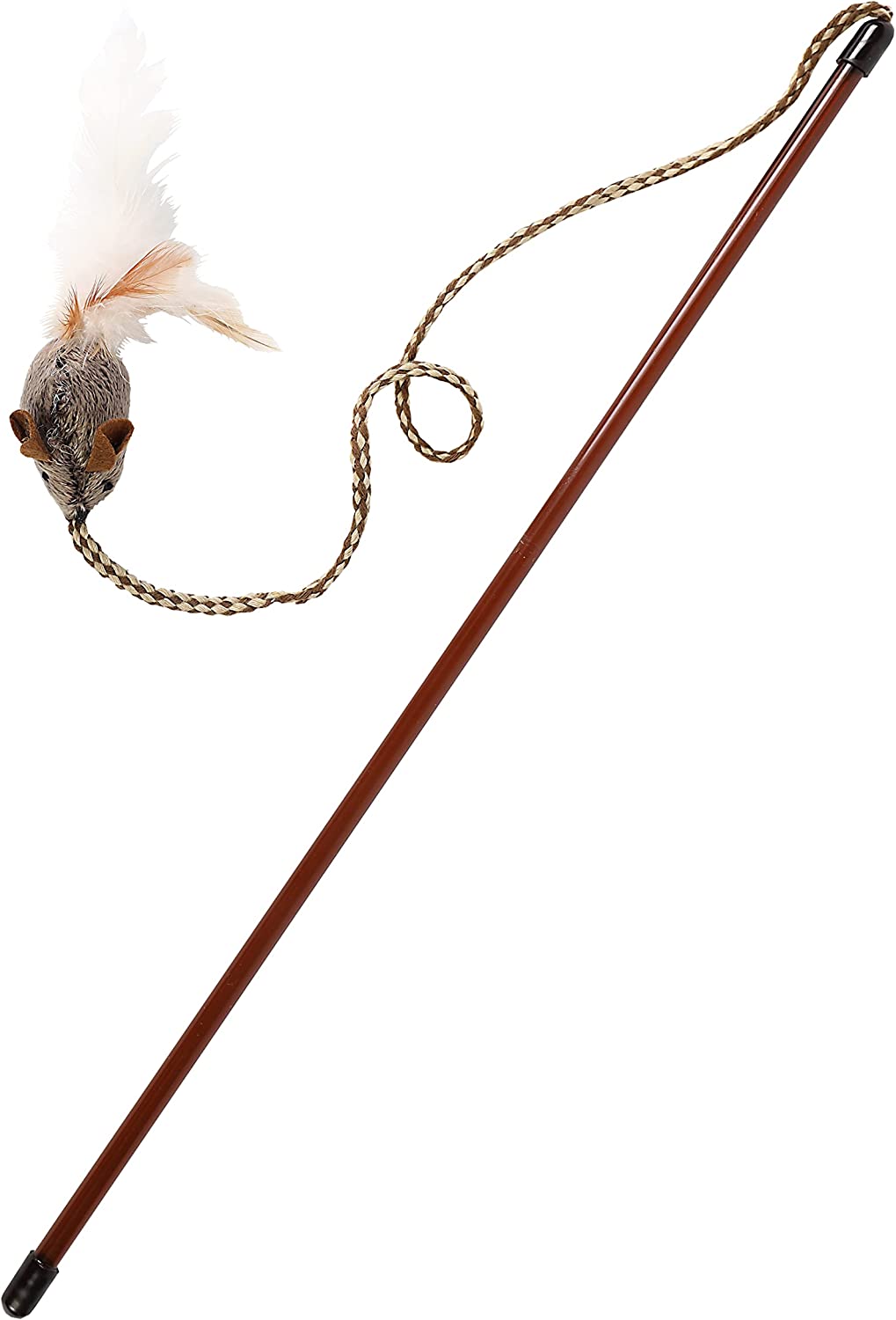 Our Pet's Play Wand Tethered & Feathered