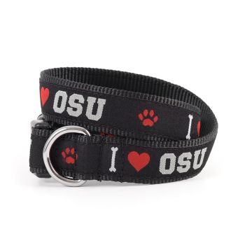 The Worthy Dog  I Heart OSU Collar