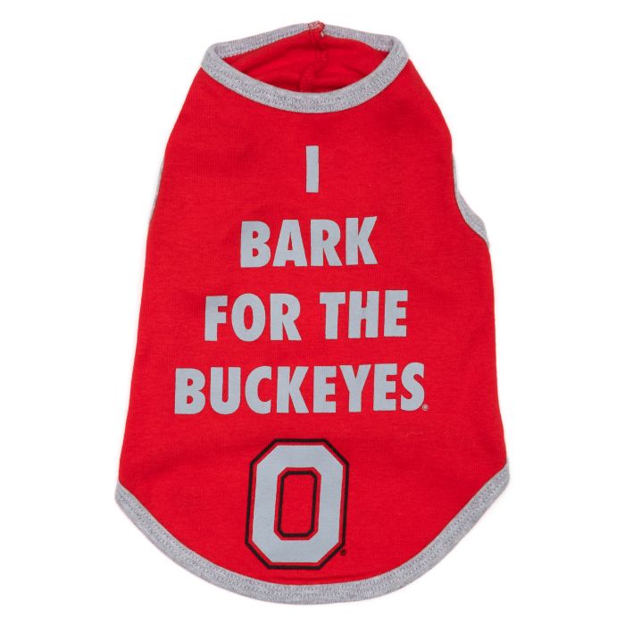 Ohio State I Bark for the Buckeyes Dog Apparel