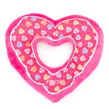 The Worthy Dog Puppy Love Heart Toy