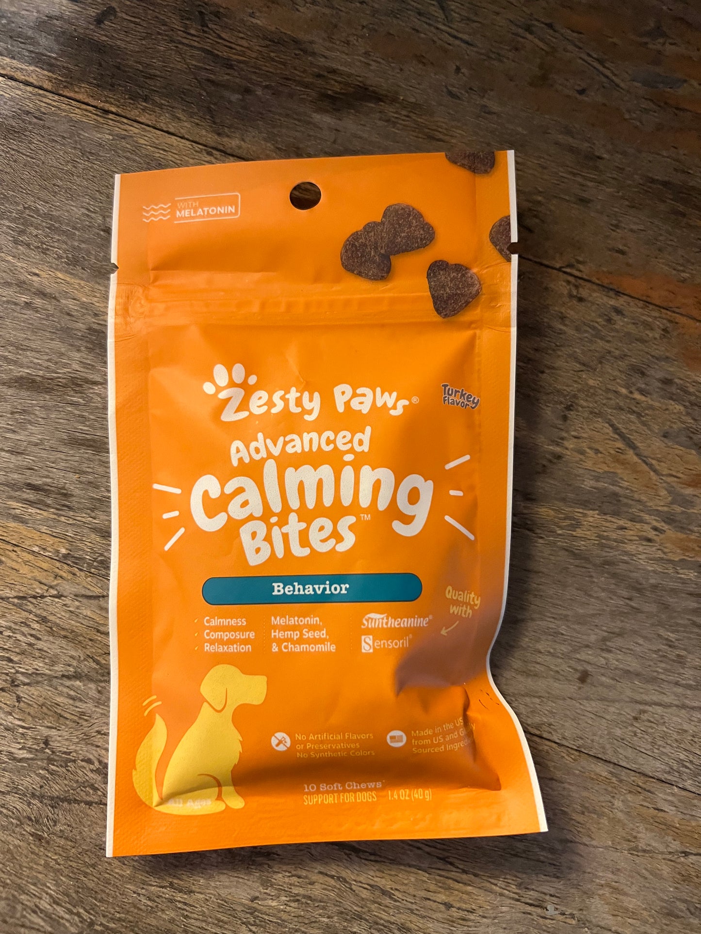 Zesty Paws Advanced Calming Bites (Trial Size)