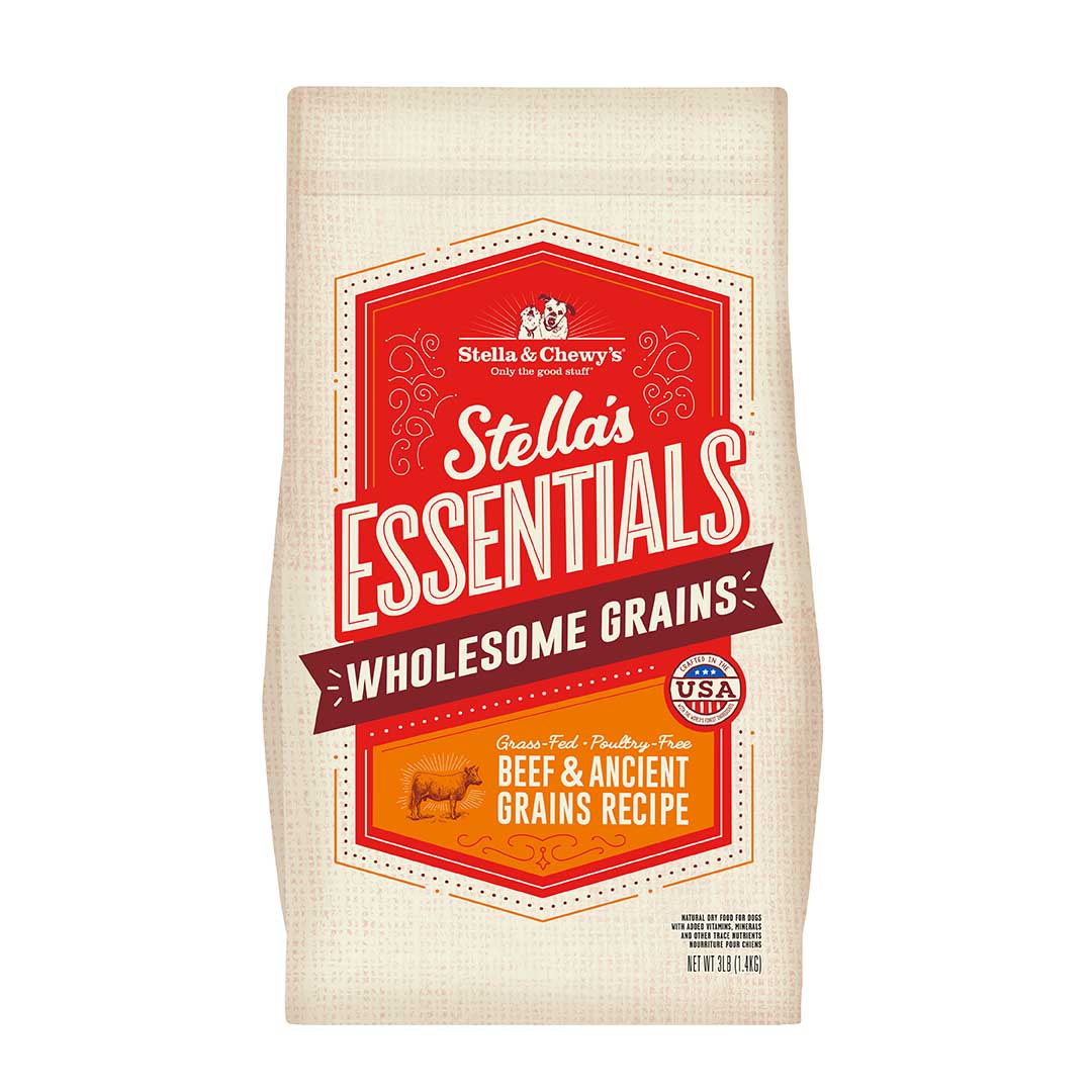Stella & Chewy's Stella Essentials Wholesome Grains Beef 3# kibble