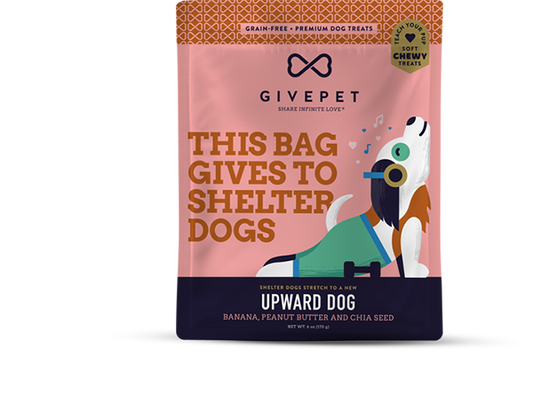 GIVEPET Upward Dog Soft Treats 6 oz