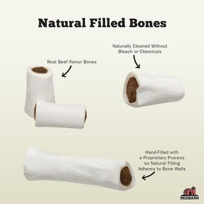 REDBARN.  Natural Filled Bone Chicken & Apple Flavor
