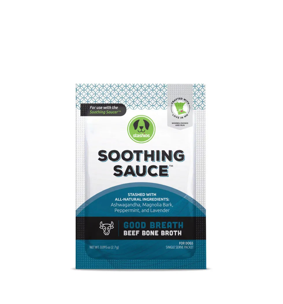 Stashios Soothing Sauce for use with Soothing Saucer Good Breath Beef