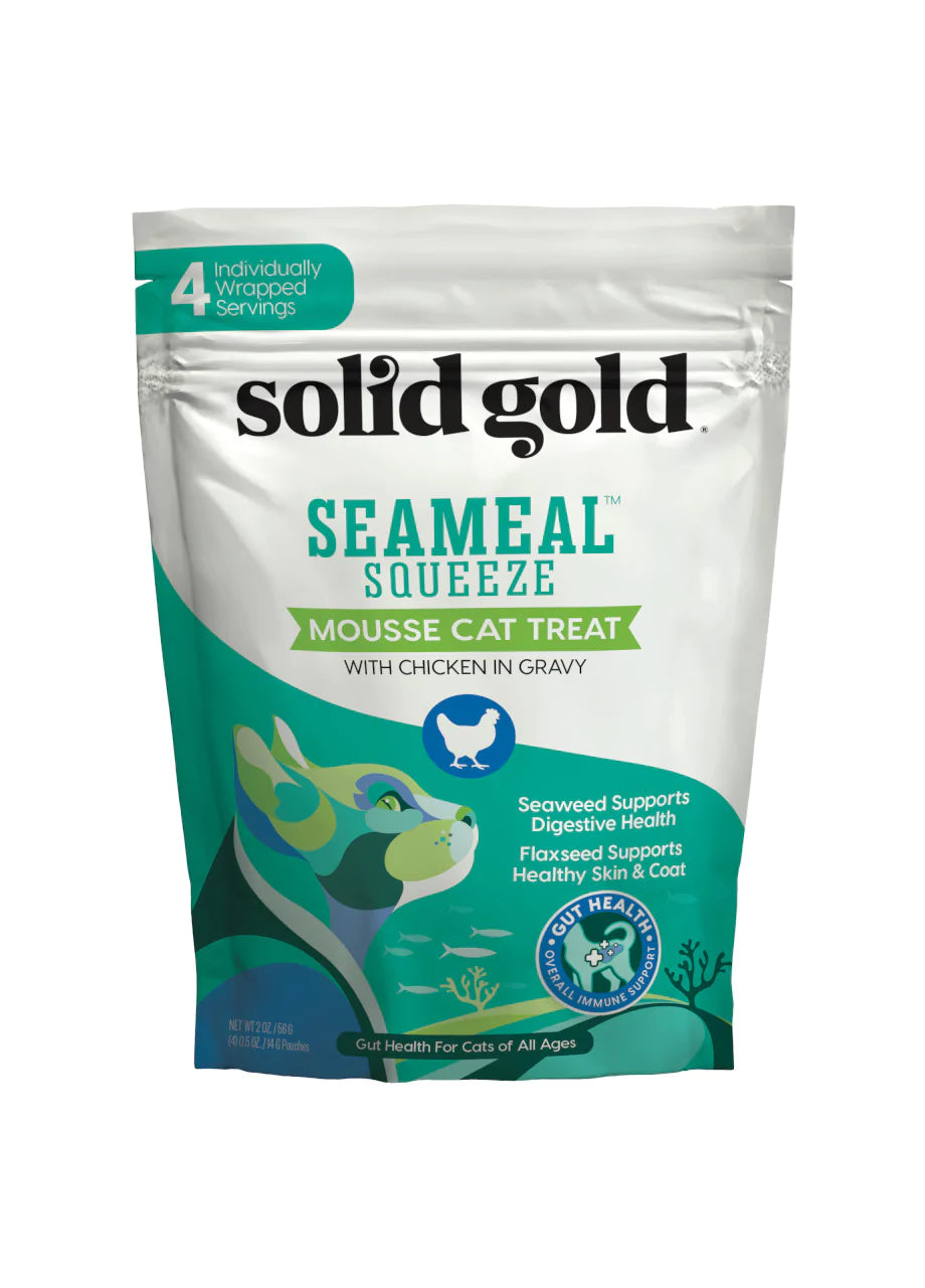 Solid Gold Seameal Squeeze Mouse Cat Treat (CHICKEN)