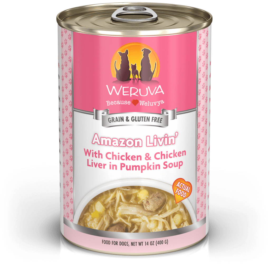 Weruva Amazon Liver with Chicken & Chicken Liver in Pumpkin soup Wet Dog Food