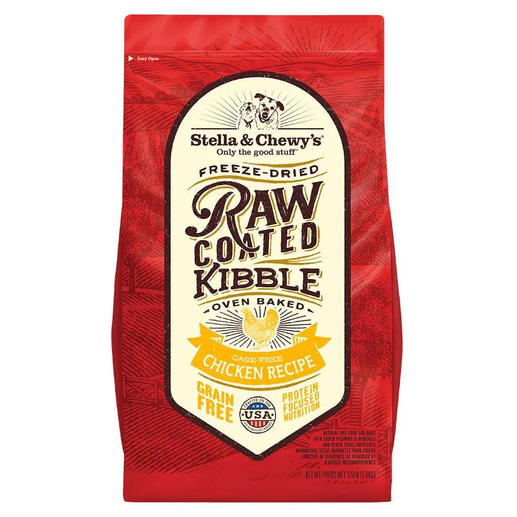 Stella & Chewy's Cage-Free Chicken Raw Coated Kibble 3.5# GF