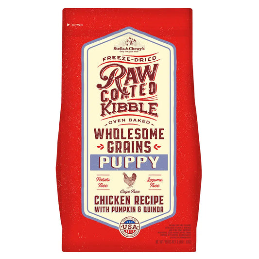 Stella & Chewy's Raw Coated Puppy Food with Wholesome Grains - Chicken, Pumpkin & Quinoa 3.5#